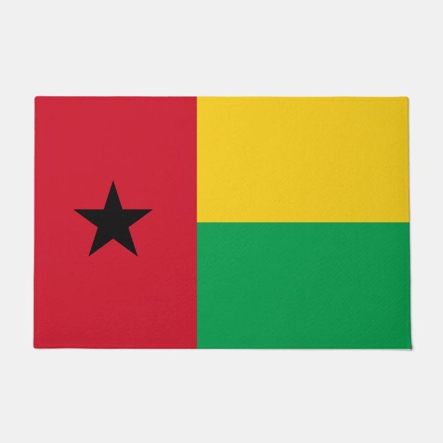 Flagge Guinea-Bissau Fußmatte (Vorderseite)