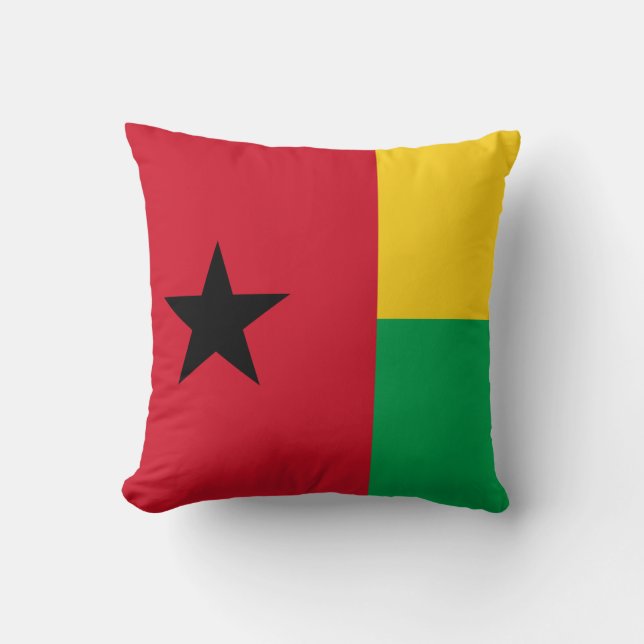Flagge Guinea-Bissau Kissen (Vorderseite)