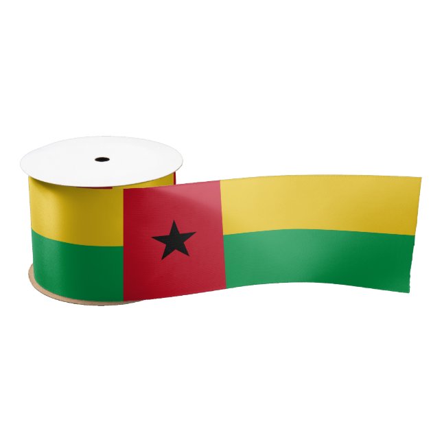 Flagge Guinea-Bissau Satinband (Spule)