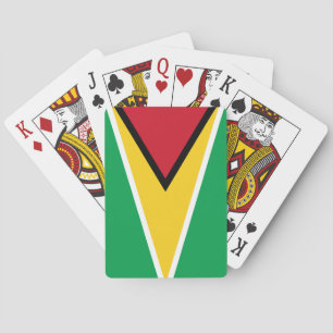 Flagge Guyana (Guyana) Spielkarten