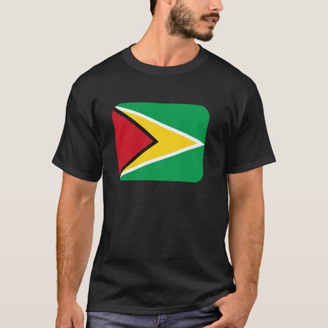 Flagge Guyana T-Shirt (Vorderseite)