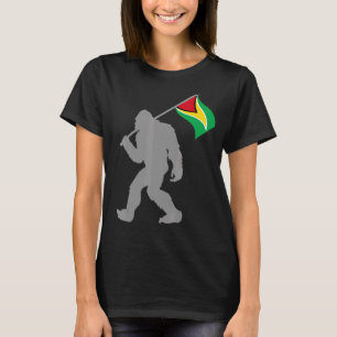 Flagge Guyanas auf der Flagge von Guyana T-Shirt