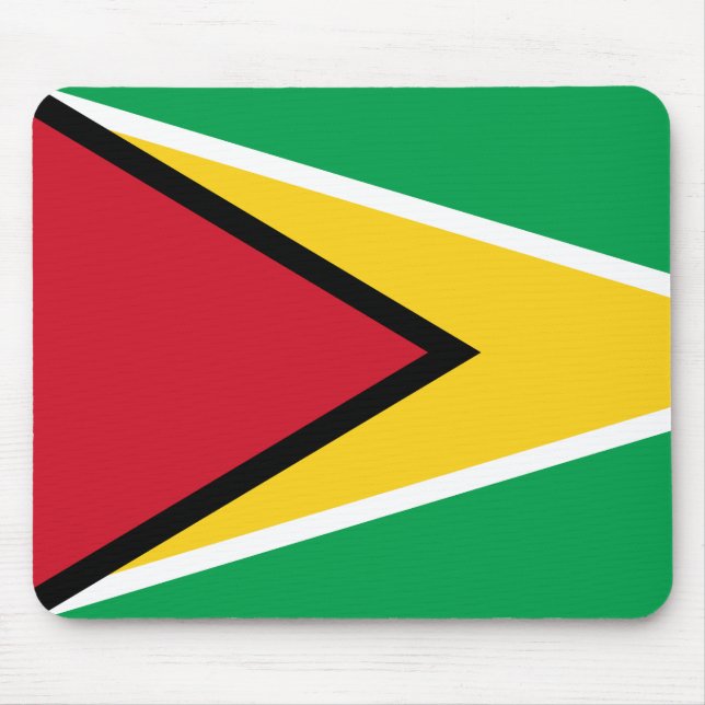 Flagge Guyanas (Guyana) Mousepad (Vorne)