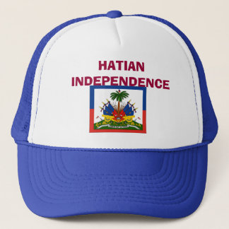 Flagge-Haiti-Detailfahrwerk, HATIAN UNABHÄNGIGKEIT Truckerkappe