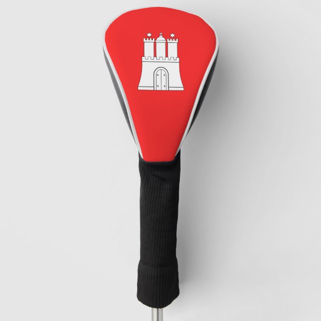 Flagge Hamburg Golf Head Cover Golf Headcover (Vorderseite)