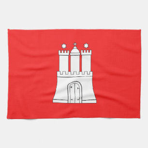 Flagge Hamburg Küchentücher