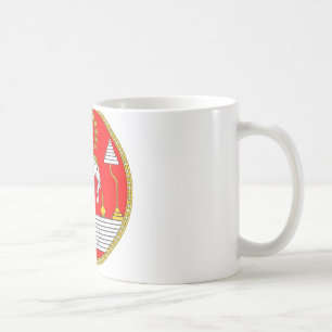FLAGGE HAUPTelefanten LAOS DREI Kaffeetasse