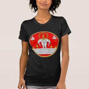 FLAGGE HAUPTelefanten LAOS DREI T-Shirt
