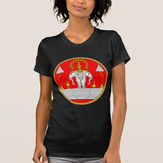FLAGGE HAUPTelefanten LAOS DREI T-Shirt
