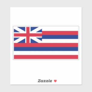 Flagge Hawaiis Aufkleber