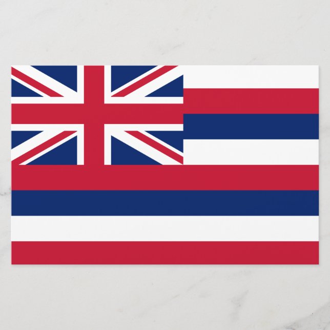 Flagge Hawaiis (US-Staat) Briefpapier (Vorderseite)