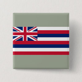 Flagge Hawaiis (US-Staat) Button