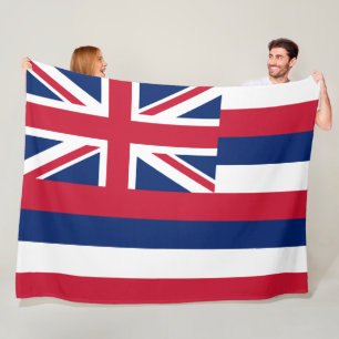 Flagge Hawaiis (US-Staat) Fleecedecke