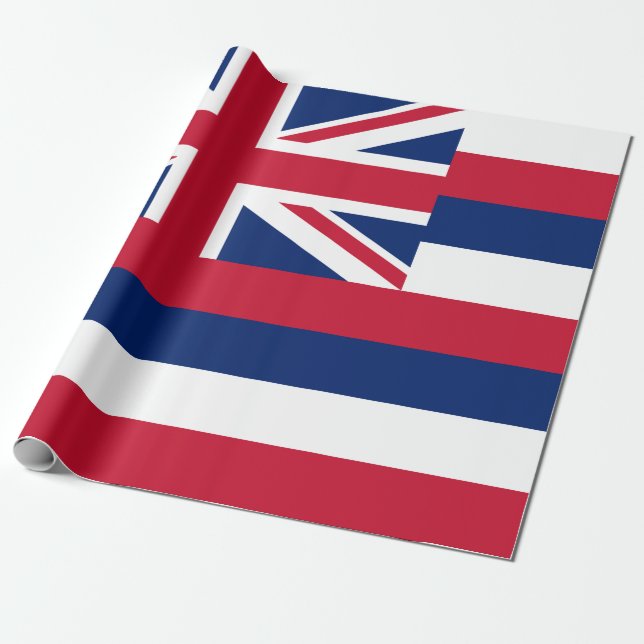 Flagge Hawaiis (US-Staat) Geschenkpapier (Ungerollt)