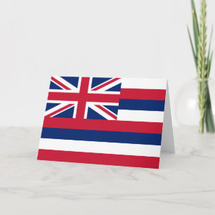 Flagge Hawaiis (US-Staat) Karte