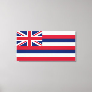 Flagge Hawaiis (US-Staat) Leinwanddruck