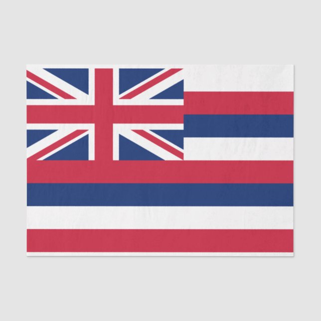 Flagge Hawaiis (US-Staat) Seidenpapier (Vorderseite)