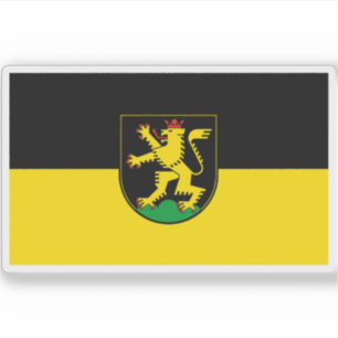 Flagge Heidelbergs, Deutschland Aufkleber