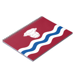 Flagge Herefordshire (Landkreis des Vereinigten Kö Notizblock