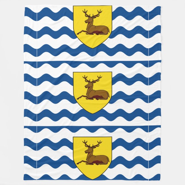 Flagge Hertfordshire Fleece Blanket (Vorderseite)