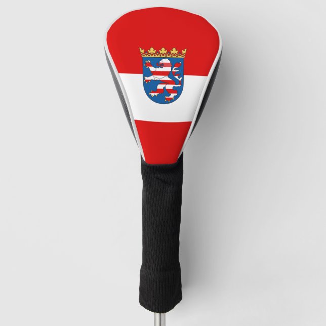 Flagge Hesse Golf Head Cover Headcover (Vorderseite)