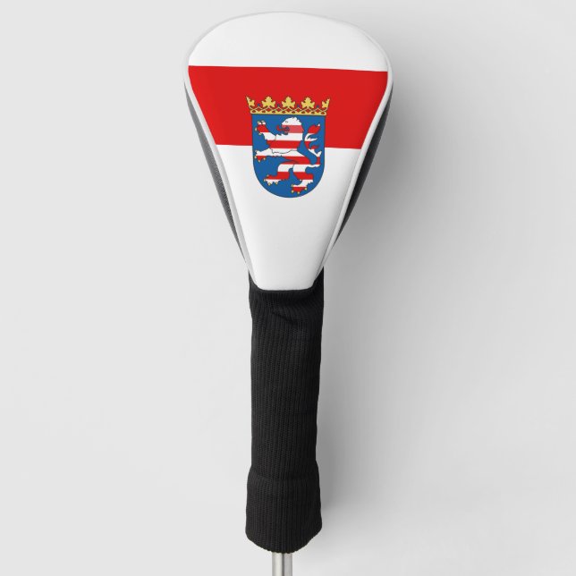 Flagge Hesse Golf Head Cover Headcover (Vorderseite)