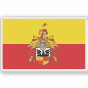 Flagge Hildesheim, Deutschland Aufkleber