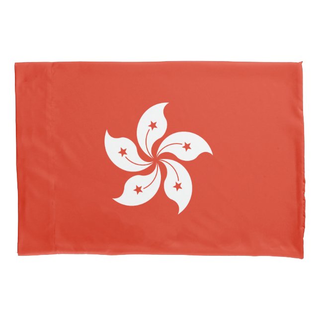 Flagge Hongkong Kissenbezug (Vorderseite)