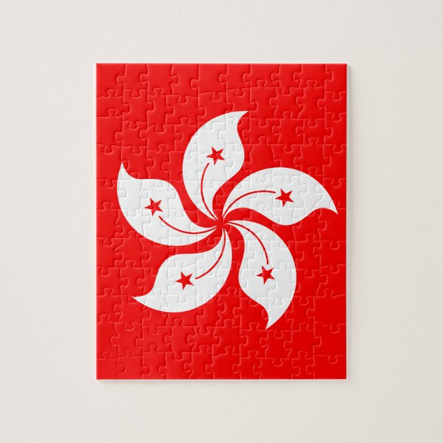 Flagge Hongkongs (Vertikal)