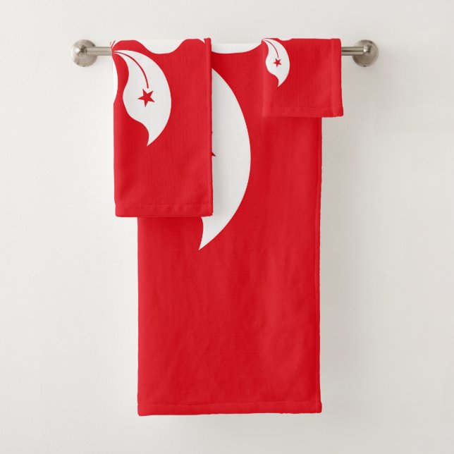 Flagge Hongkongs Badhandtuch Set (Insitu)
