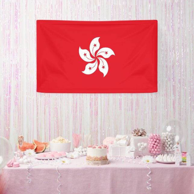 Flagge Hongkongs Banner (Party)