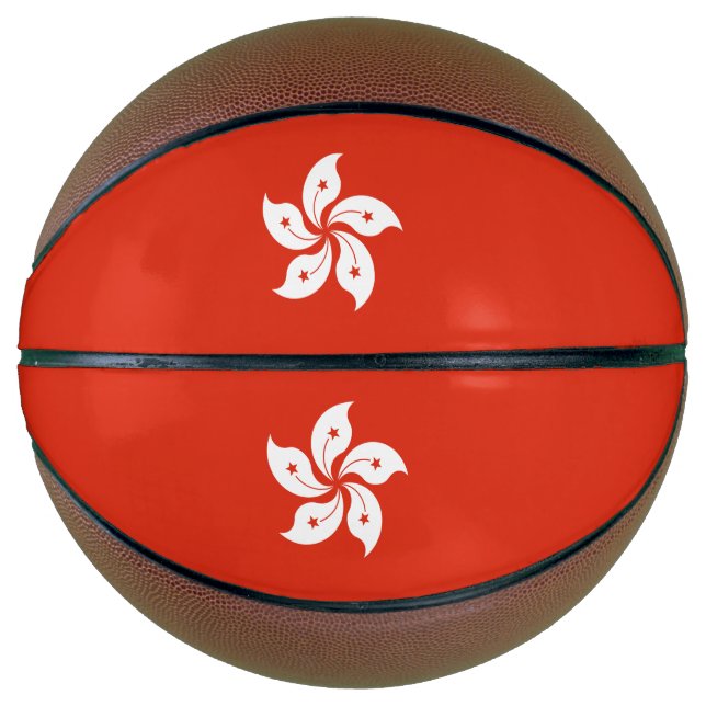 Flagge Hongkongs Basketball (Vorderseite)