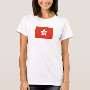 Flagge Hongkongs - Der grundlegende T - Shirt der