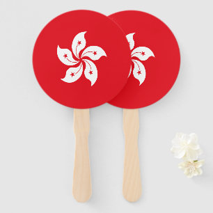 Flagge Hongkongs Fächer