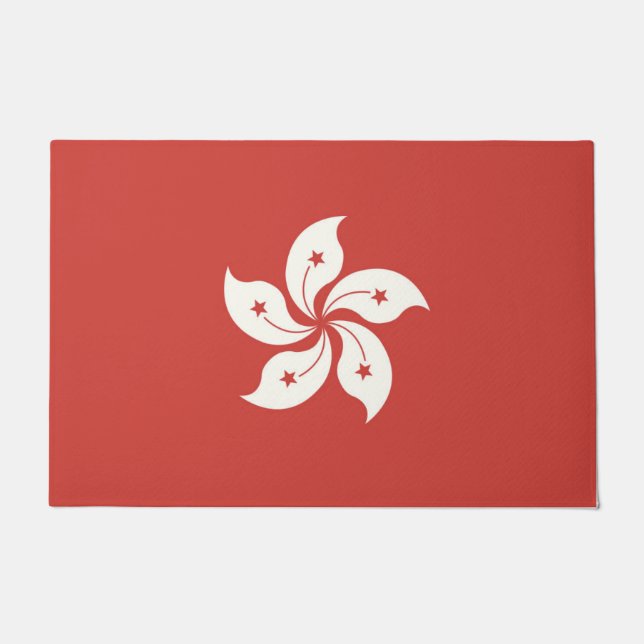Flagge Hongkongs Fußmatte (Vorderseite)
