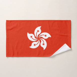 Flagge Hongkongs Handtuch