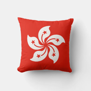 Flagge Hongkongs Kissen