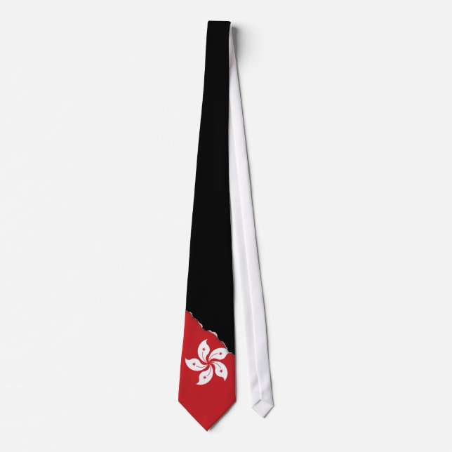 Flagge Hongkongs Krawatte (Vorderseite)