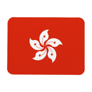 Flagge Hongkongs Magnet