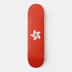 Flagge Hongkongs Skateboard