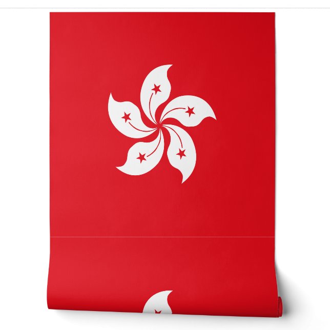 Flagge Hongkongs Tapete (Abrollen)