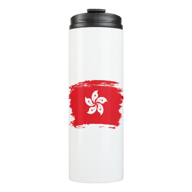 Flagge Hongkongs Thermosbecher (Vorderseite)