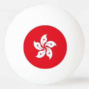Flagge Hongkongs Tischtennisball