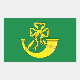 Flagge Huntingdonshire Rechteckige Aufkleber