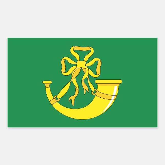 Flagge Huntingdonshire Rechteckige Aufkleber (Vorderseite)