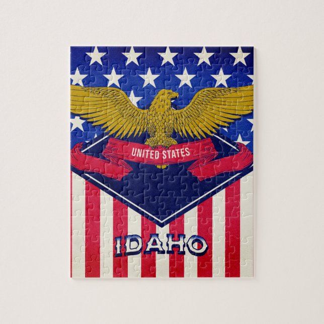 Flagge Idaho USA (Vertikal)