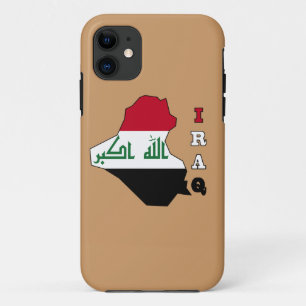 Flagge in der Karte vom Irak Case-Mate iPhone Hülle