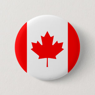 Flagge in Kanada Button