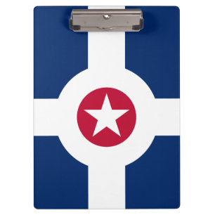 Flagge Indianapolis, Indiana Clipboard Klemmbrett