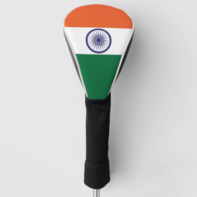 Flagge Indiens Golf Headcover (Vorderseite)